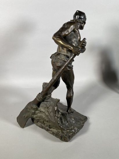 null Georges COLIN (1876-1917)
The rower
Bronze subject signed on the terrace, on...