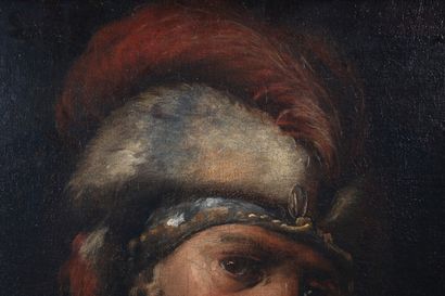 null 18th century FLEMISH school
Portrait of a man with a turban
Oil on canvas
58,5...