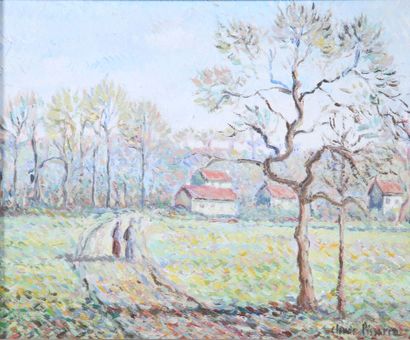 null Hugues Claude PISSARRO (born in 1935)
The path of the pit in Goudron
Oil on...