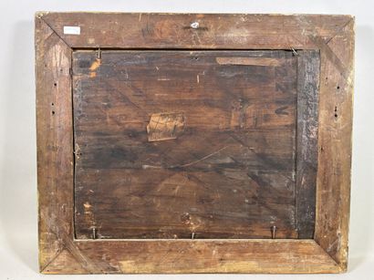 null Attributed to Pierre LENFANT (1704 - 1787)
A military camp
Panel one board not...