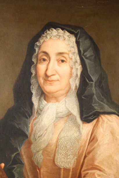 null Ecole française fin XVIIIe début XIXe
Portrait d'une femme au livre
Huile sur...
