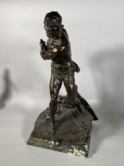 null Georges COLIN (1876-1917)
The rower
Bronze subject signed on the terrace, on...