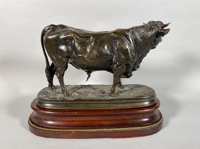 null Pierre-Jules MÊNE (1810-1879)
Taureau normand
Sujet en bronze à patine médaille,...