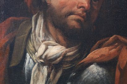 null Ecole FLAMANDE du XVIIIe siècle
Portrait d'homme au turban
Huile sur toile
58,5...