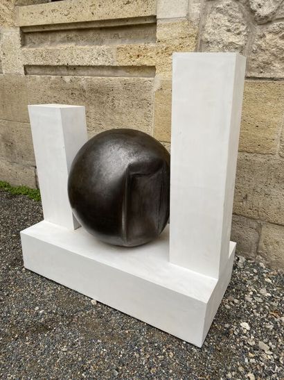 null Martial GUILLOT de SUDUIRAUT (1945-1996)
Composition abstraite
Sculpture en...
