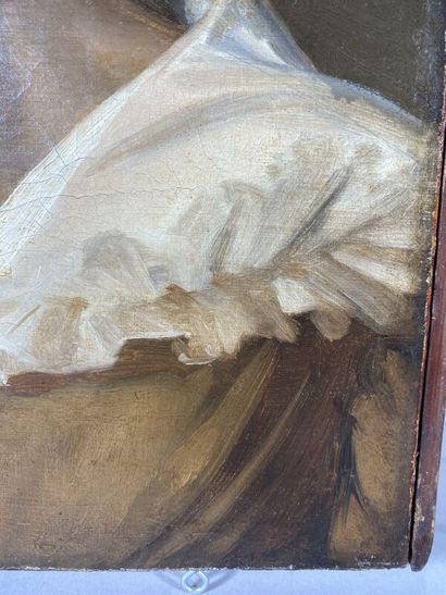null Jean-Marie JACOMIN (1789-1858)
Portrait de femme 
Huile sur toile
Étiquette...