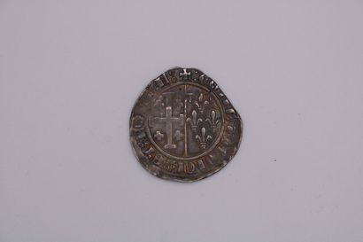 null FRENCH FEODALES - Louis III (1417-34). Sol coronat Ag. Large crown. Under lambel....