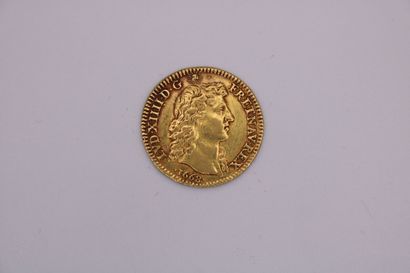 null FRENCH CURRENCIES - Louis XIV. Louis d'or à la tête nue 1668 A Paris. 6,76 g....