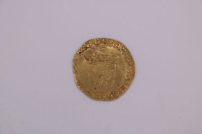null FRENCH CURRENCIES - François I (1515-47). Ecu d'or au soleil. Bourges. 3,22...