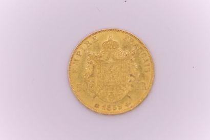 null Napoleon III. 50 Francs or tête nue 1859 BB Strasbourg. 16,15 g.
TTB+/Sup.