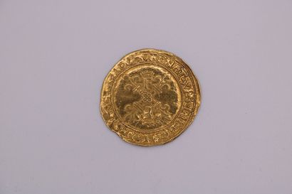 null FRENCH CURRENCIES - François I (1515-47). Ecu d'or du Dauphiné. 3.43 g. On reverse,...