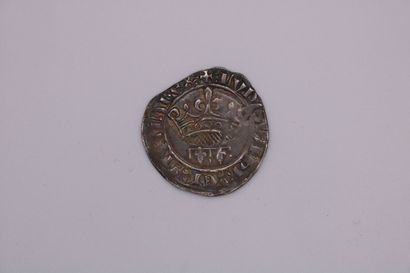 null FRENCH FEODALES - Louis III (1417-34). Sol coronat Ag. Large crown. Under lambel....
