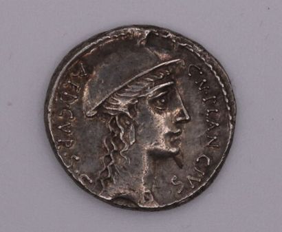 null REPUBLIC AND ROMAN EMPIRE Silver coins - Plancia. C. N. Plancius (55 B.C.)....