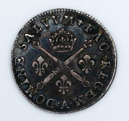 null FRENCH CURRENCIES - Louis XIV. 10 sols Ag. aux insignes. 1703 Paris. 2,95g....
