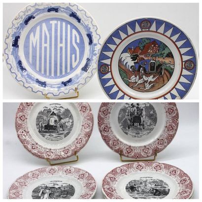 null Assiettes Mathis

-Assiette promotionnelles des automobiles Mathis, «Les oies...