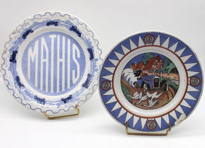 null Assiettes Mathis

-Assiette promotionnelles des automobiles Mathis, «Les oies...