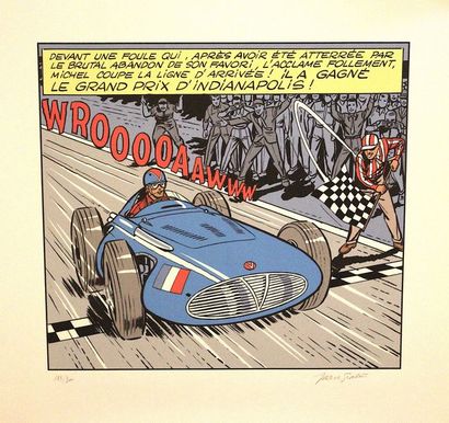 null Jean Graton (Nantes 1923) 

 Le Grand Défi 

Sérigraphie tirée de l’album «...
