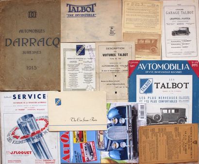 null Documentation Diverses

- "Automobiles DARRACQ, Suresnes", catalogue Saison...