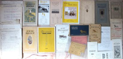 null Automobiles Peugeot de 1910 à 1914

Catalogue 16 pages, gamme, couverture gaufrée,...