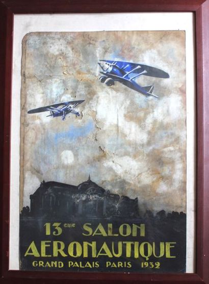 null Affiche du 13ème Salon Aéronautique 1932

Projet d'affiche pour le 13ème salon...