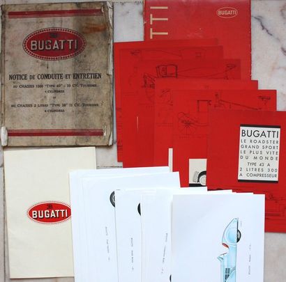 null Documentation BUGATTI

- Notice de conduite et entretien, édition 1929 pour...