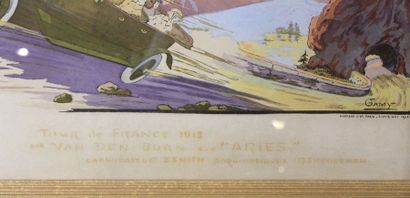 null Gamy

Tour de France 1913

Lithographie en couleurs signée Gamy et datée 1913...