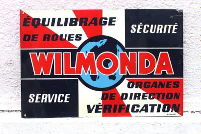 null WILMONDA

Plaque en tôle peinte simple face, promotionnelle " WILMONDA, équilibrage...