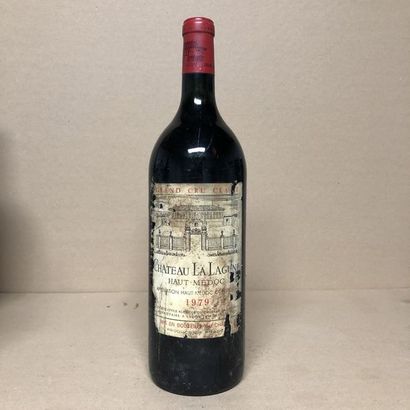 null 1 magnum CHÂTEAU LA LAGUNE 1979 3rd GC (label damaged, very stained, very s...