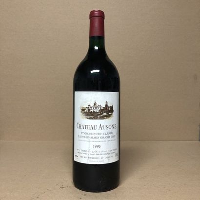 null 1 magnum CHÂTEAU AUSONE 1993 1er GCC (A) (étiquette fanée, léger tachée, sa...