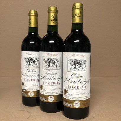 3 bouteilles CHÂTEAU LA CROIX TOULIFAUT 1995...