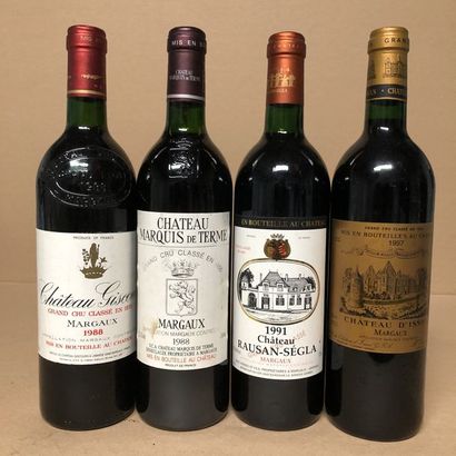 4 bouteilles : 1 CHÂTEAU D'ISSAN 1997 3e...
