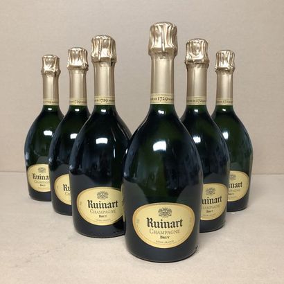null 6 bouteilles CHAMPAGNE RUINART Brut 