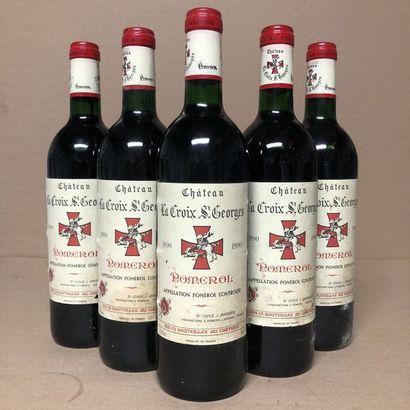 5 bouteilles CHÂTEAU LA CROIX SAINT-GEORGES...
