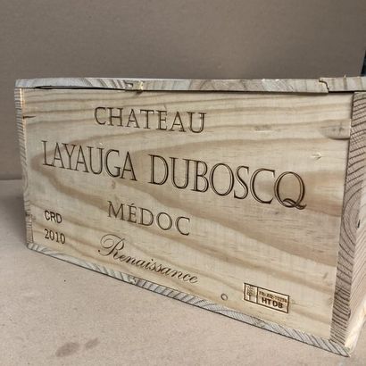 null 12 bottles CHÂTEAU LAYAUGA DU BOSCQ 2010 