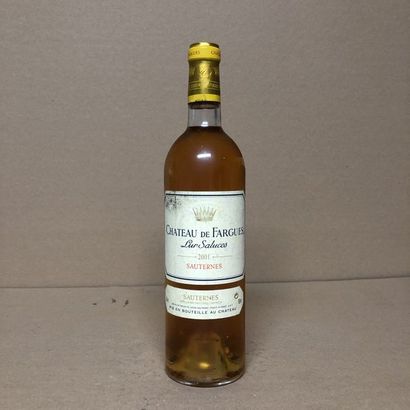 1 bouteille CHÂTEAU DE FARGUES 2001 (niveau...
