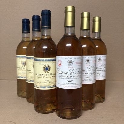 6 bouteilles : 3 CHÂTEAU LA RAME 2004 Sainte-Croix...