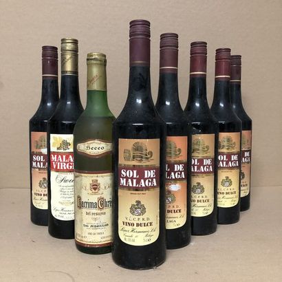 8 bouteilles : 1 ITALIE La Crima Christi...