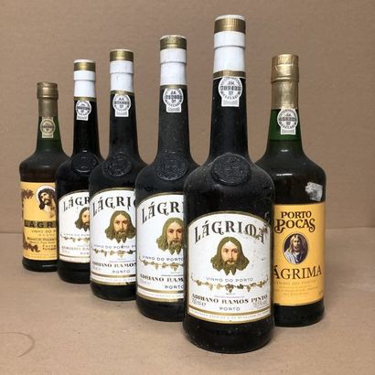 6 bouteilles : 4 PORTO LAGRIMA Adriano Ramos,...