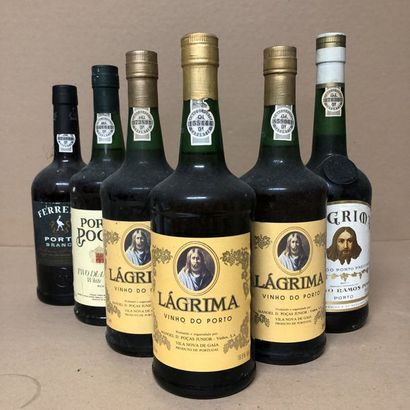 6 bouteilles : 1 PORTO LAGRIMA Adriano Ramos,...