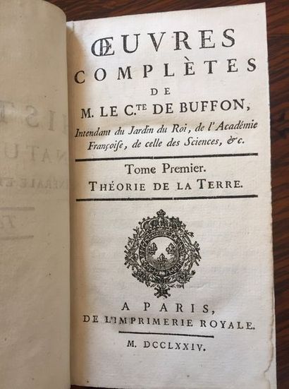 null BUFFON (Comte de). Oeuvres complètes de Monsieur de Buffon. Histoire naturelle,...