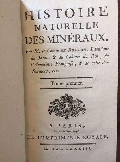 null BUFFON (Comte de). Oeuvres complètes de Monsieur de Buffon. Histoire naturelle,...