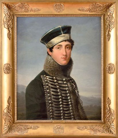 null François-Joseph KINSON (Bruges, 1771-1839) « Portrait en buste d’Antoine Victor...