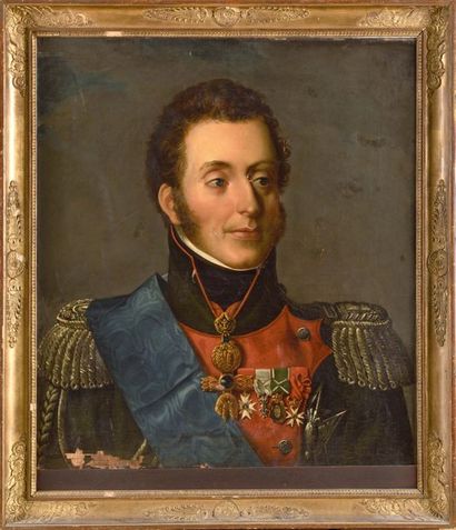 null Ecole française du XIXe siècle, d’après KINSON. « Le Duc d’Angoulême portant...