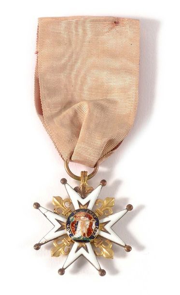 null FRANCE ORDRE ROYAL ET MILITAIRE DE SAINT LOUIS Croix de chevalier d’époque Louis...