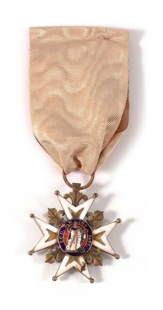 null FRANCE ORDRE ROYAL ET MILITAIRE DE SAINT LOUIS Croix de chevalier d’époque Restauration...