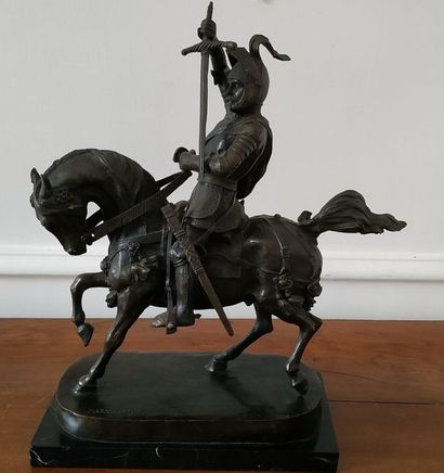 null Carlo MAROCHETTI (1805 - 1867) D'après Statue équestre de Philibert de Savoie...