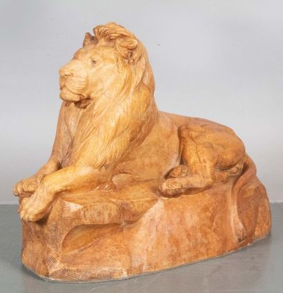Georges GARDET 1863-1939. Lion de l'Atlas....