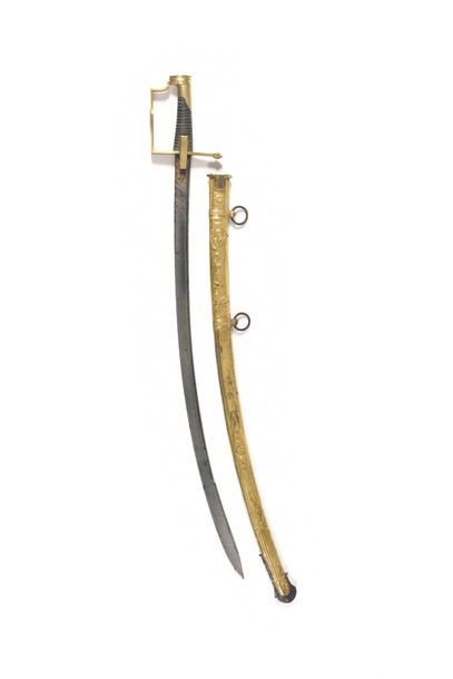 Nice senior officer's sword of Hussars. Handle...