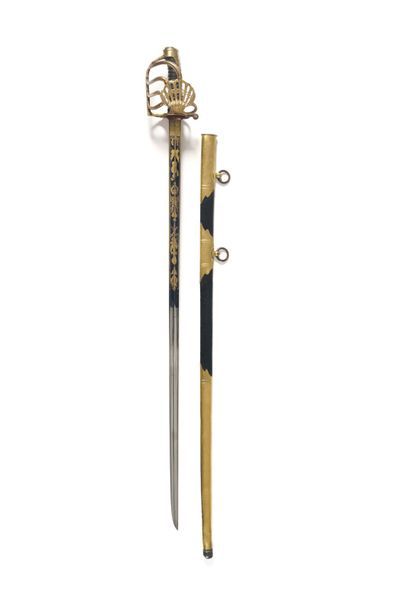 Dragon Officer Cavalry Sword. Handle covered...
