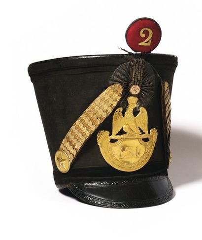 Shako of officer of the 134th Line Infantry...